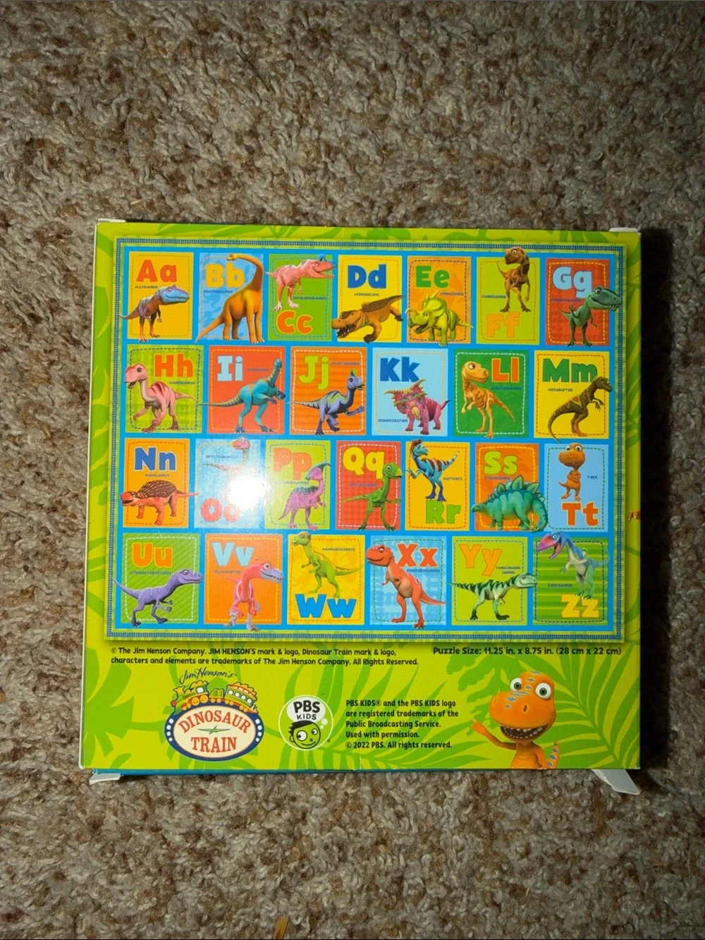 PBS Dinosaur Train Jigsaw Puzzle (24 pieces) - Alphabet